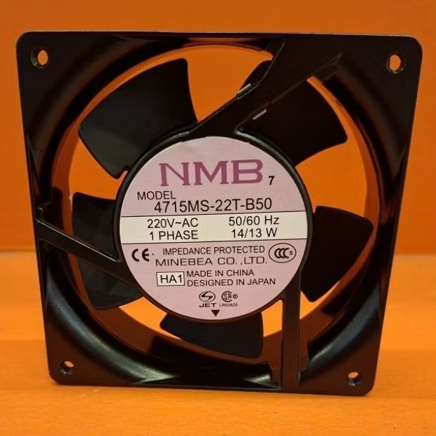 FAN NMB 4715MS-22T-B50 220 VAC 1PHASE  NMB ORIGINAL