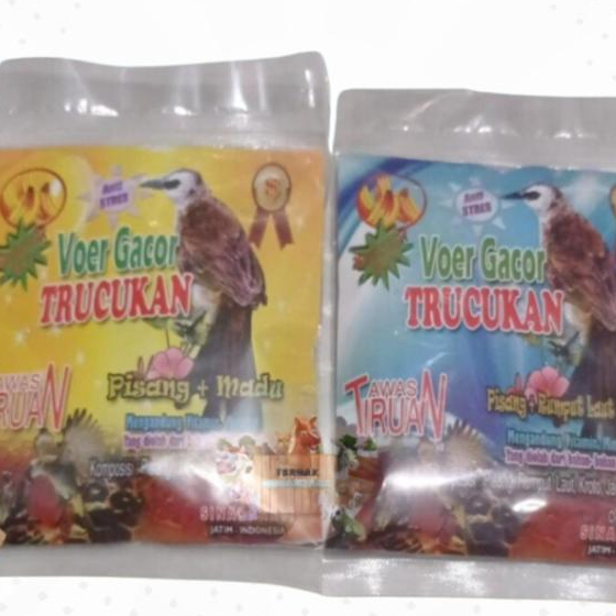 Voer Gacor Trucukan Sinar Sakti Sachet ±150 gram Blitar - Jawa Timur