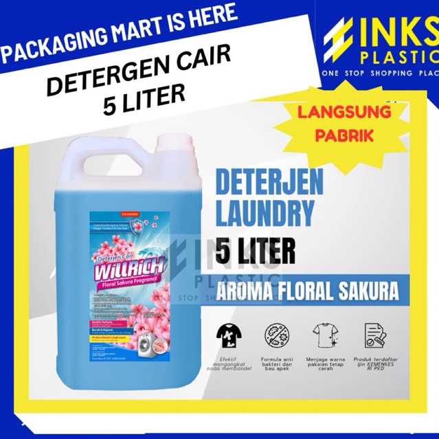 DETERJEN CAIR LAUNDRY DETERGEN SABUN CUCI PAKAIAN HEMAT MURAH