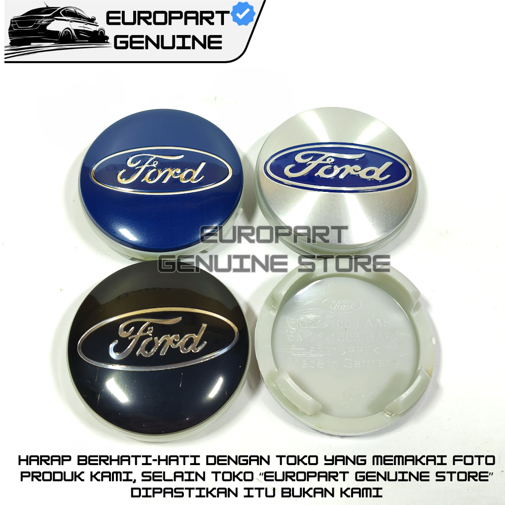 DOP RODA FORD TUTUP VELG MOBIL FORD FIESTA ECOSPORT 5,4CM 54MM