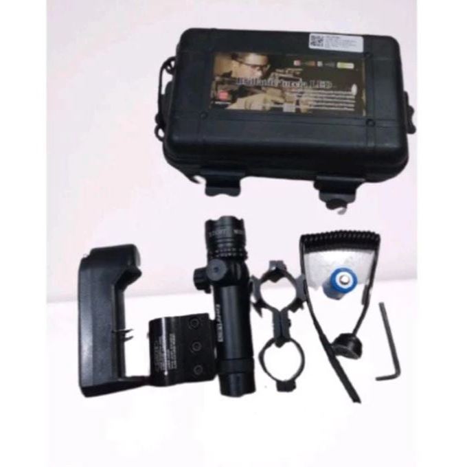 (Skyvon) Laser Senapan Nyala Hijau dan Merah - Scope Siang Malam Fullset - Laser Scope Pointer Berbu