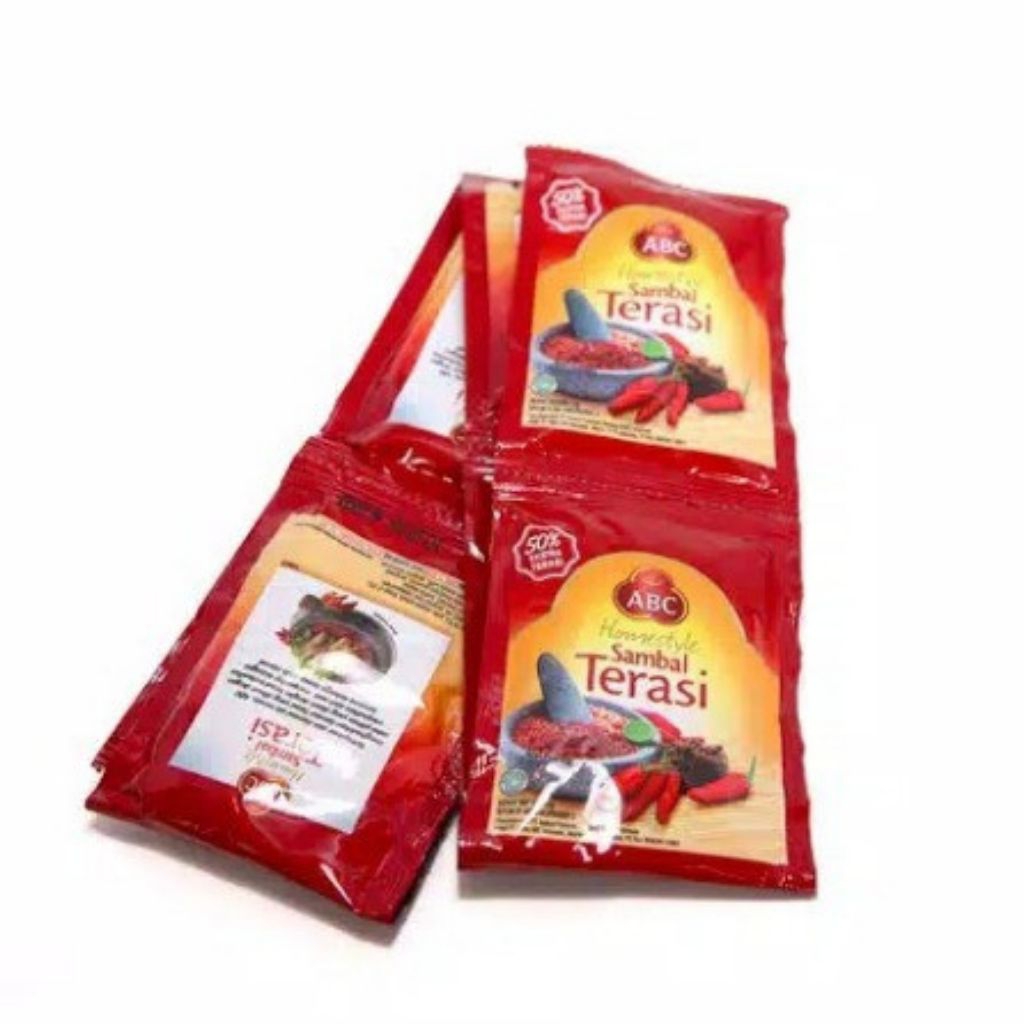 Sambal Terasi ABC sachet isi 10 / Sambel Terasi ABC nusantara sachet / Terasi ABC sak
