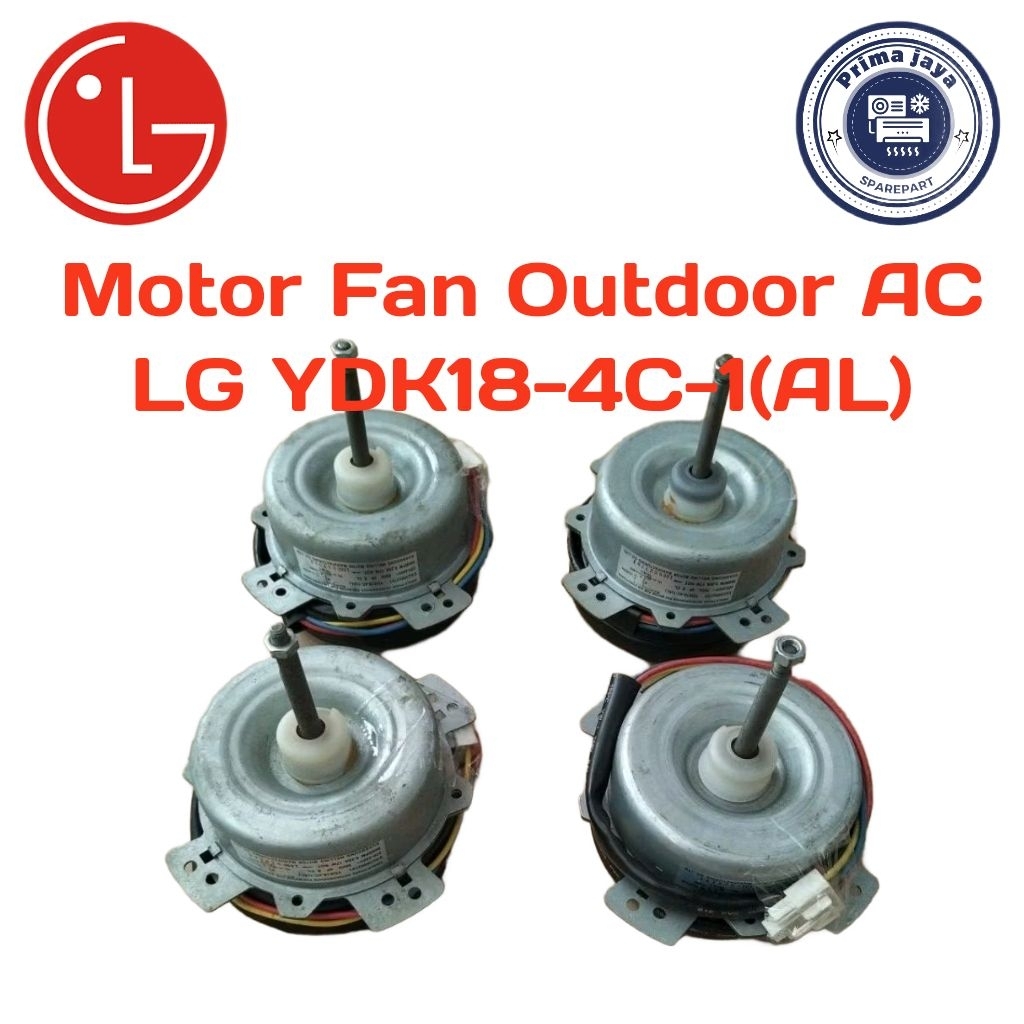 Motor Fan Outdoor AC LG Original YDK18-4C-1(AL) Dinamo Fan outdoor AC LG original
