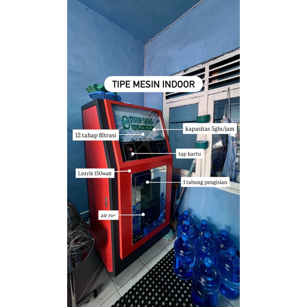 mesin filter air spr ipure ro+