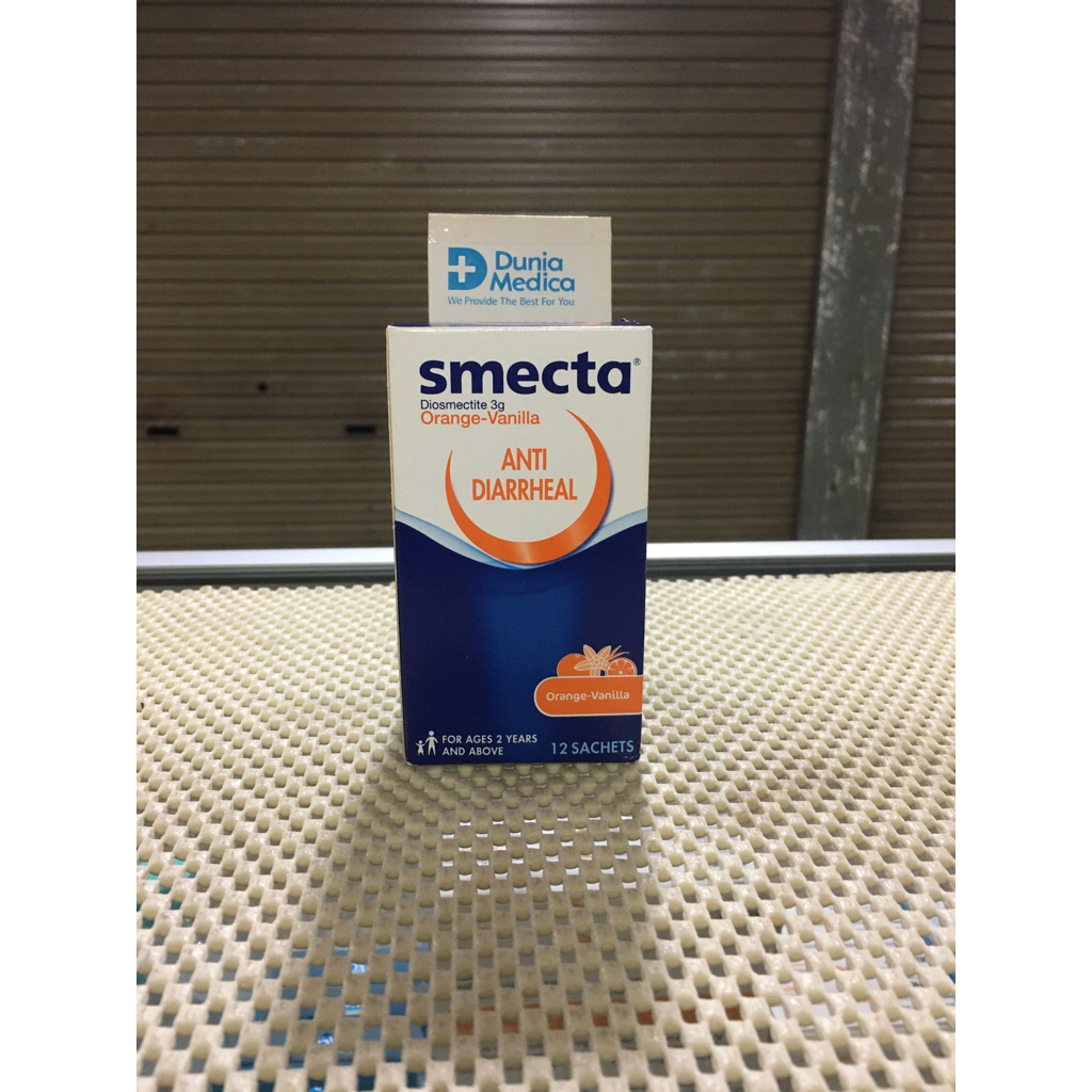 anti diare smecta orange vanilla 12 sachet