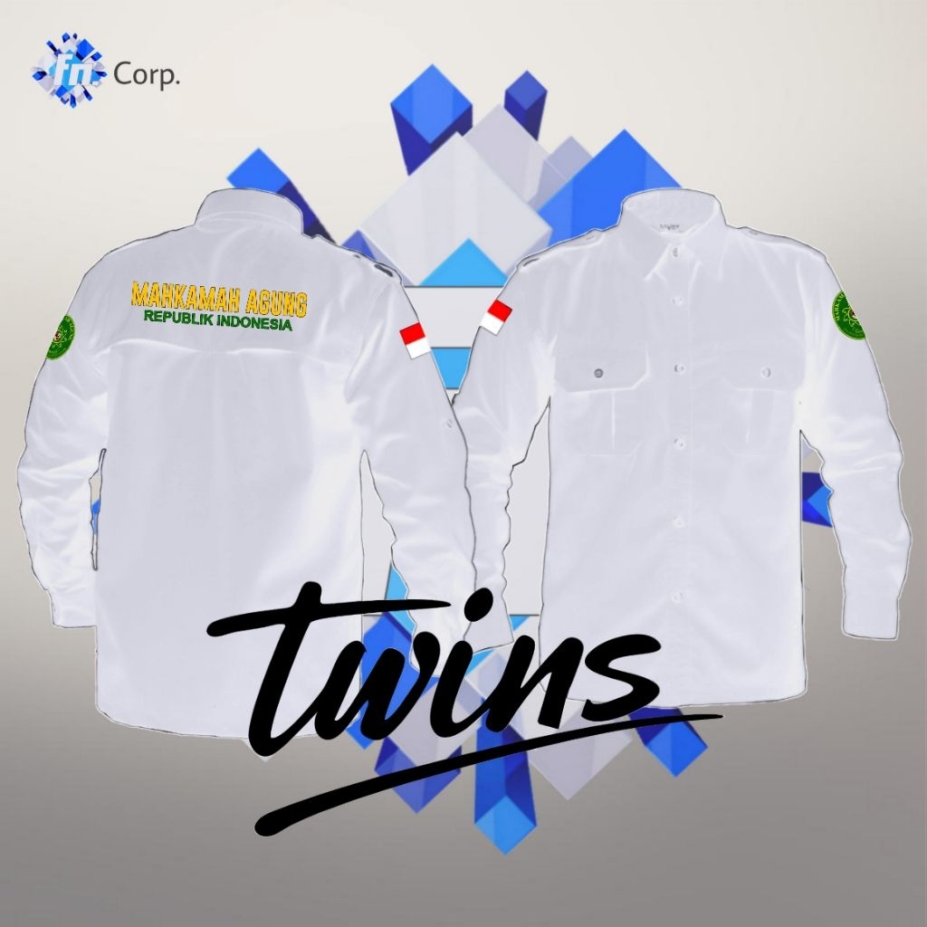 KEMEJA DINAS PDH PDL LENGAN PANJANG MAHKAMAH AGUNG PAKAIAN PRIA WANITA