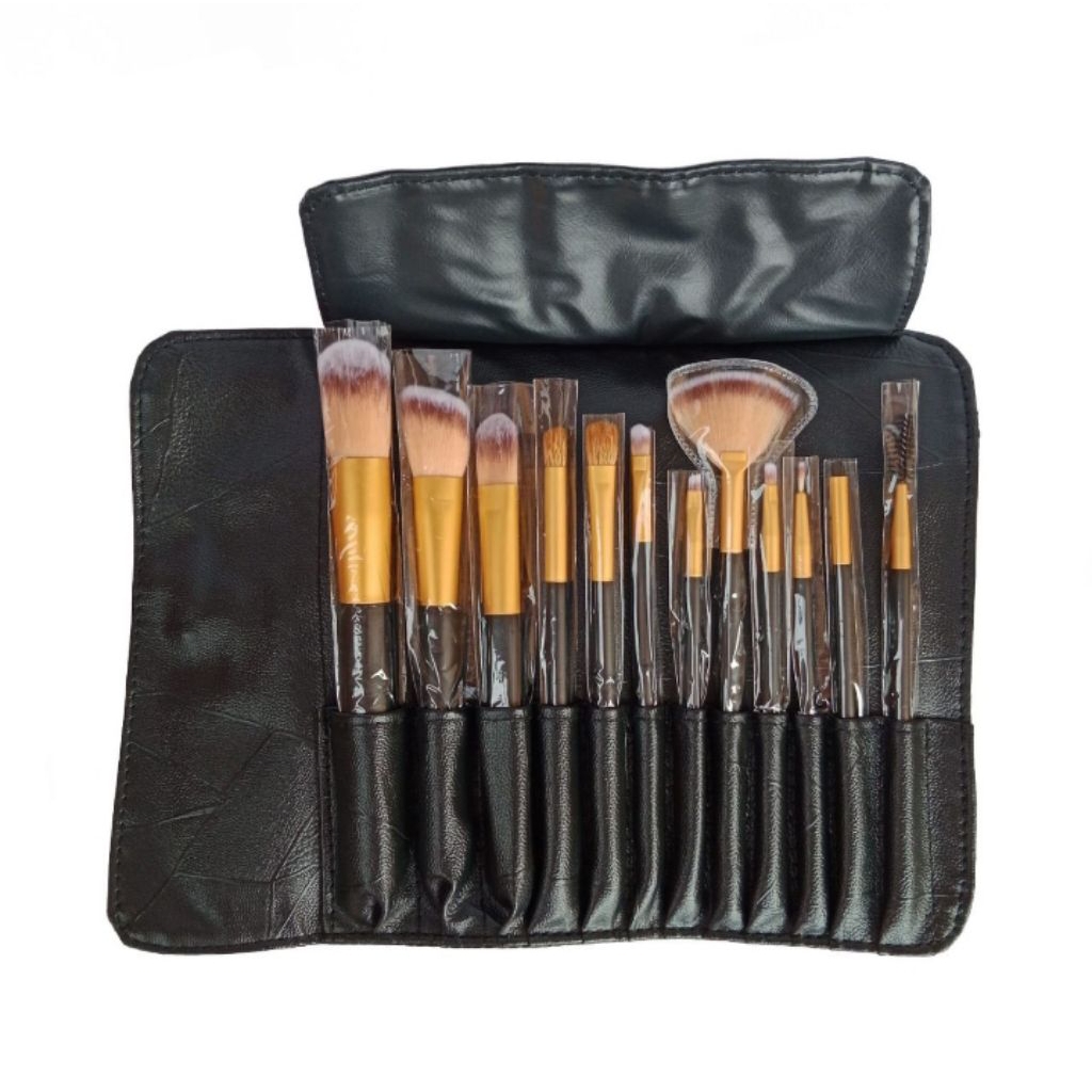 Carolina Set Kuas Brush Make Up Makeup Artist Cosmetic Brushes Tempat Paket Alat Peralatan Perlengka