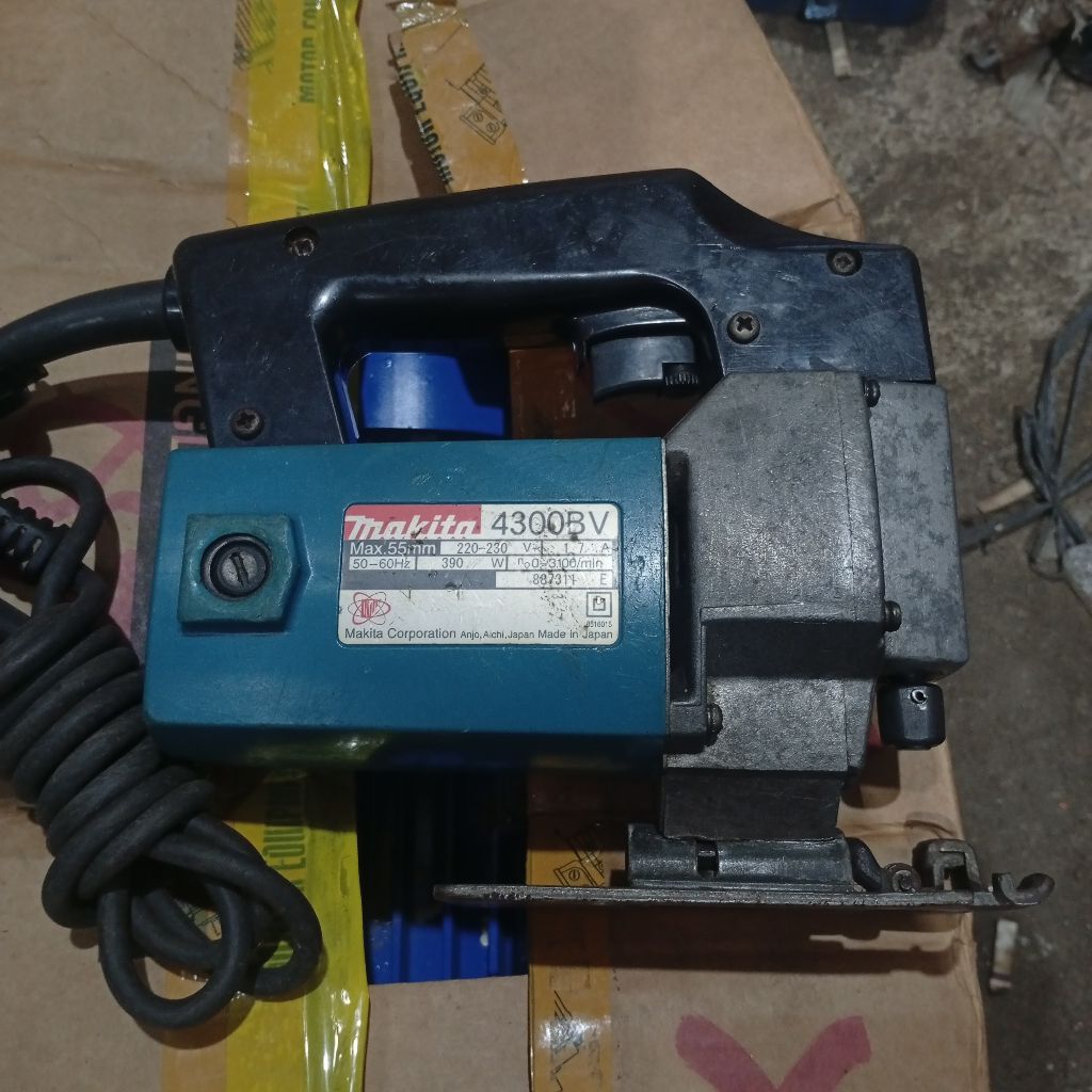 mesin jigsaw makita 4300BV 390w made in japan bekas