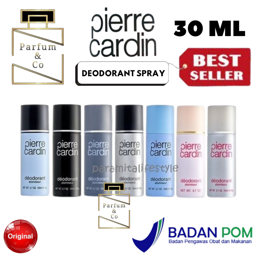 PIERRE CARDIN Parfum Wangi Deodorant Spray 30 ml Original
