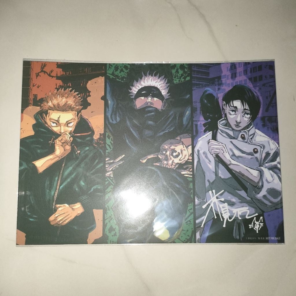 Jujutsu Kaisen Shibuya Incident x The Culling Game A5 Visual Card Cinepolis CGV