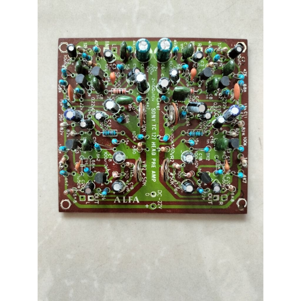 Kit Preamp Head Tape ALFA 1032 / Preamp Head Cassette Tape Deck