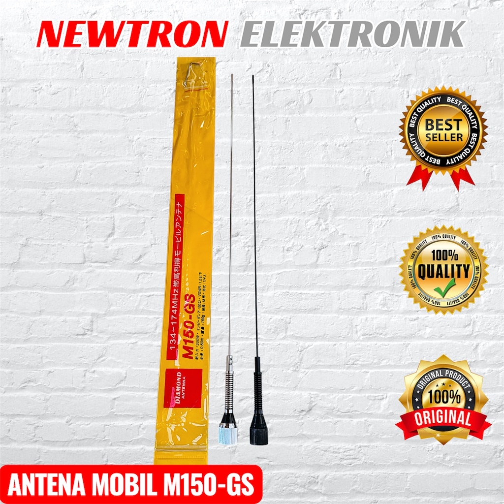 Antena M150-GSA M150-GS VHF Silver di Mobil Compatible untuk Radio Rig Mini ICOM IC-2300 IC2300 IC22