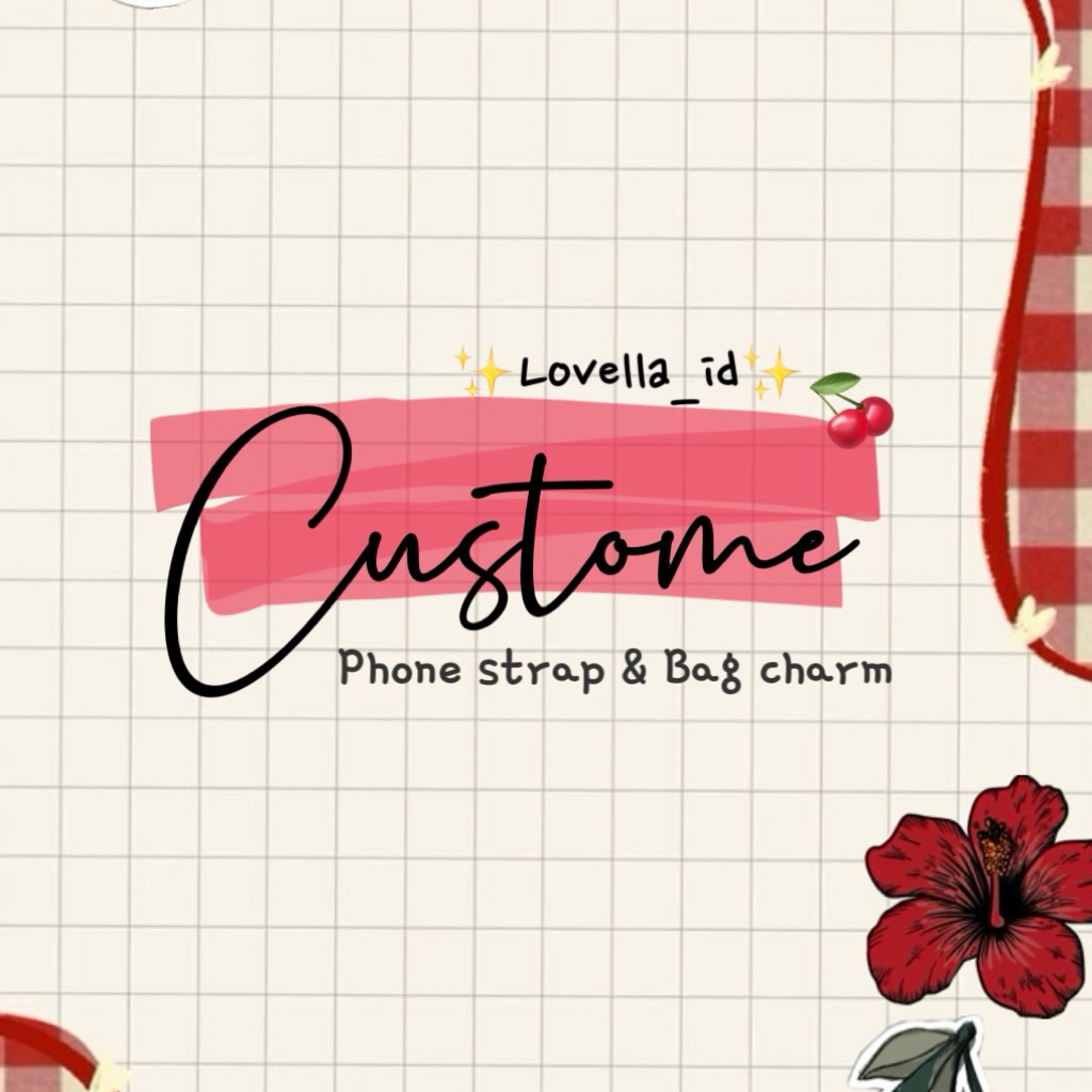 DP Custome Phone Strap Rantai Gantungan Hp & Bag Charms