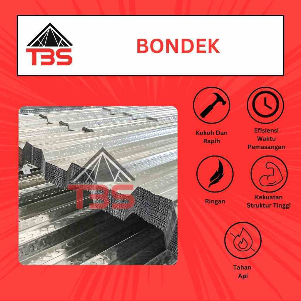 BONDEK/ BONDECK /FLOORDECK TEBAL 0,75 MM HARGA PABRIK