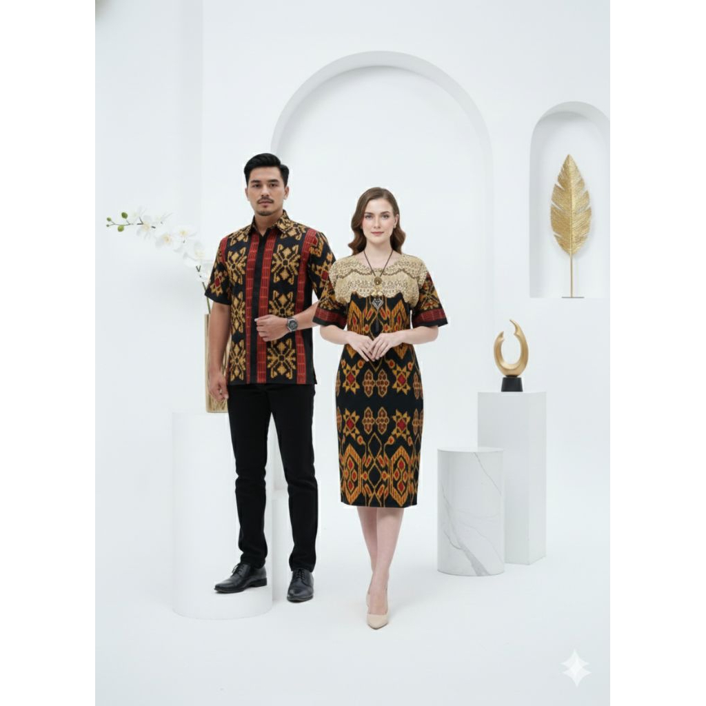 DRES TENUN WANITA MOTIF NTT & KEMEJA TENUN