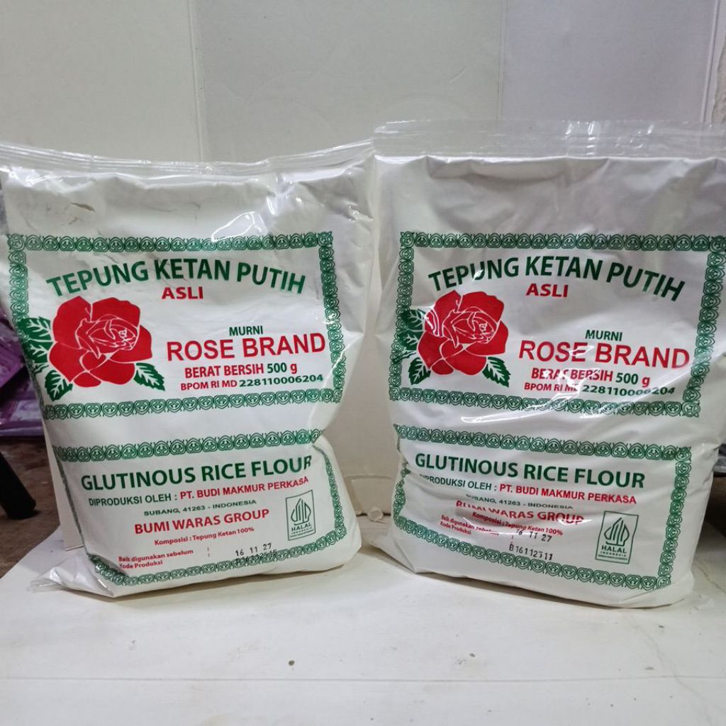 Tepung ketan putih Rose Brand(1 Dus)