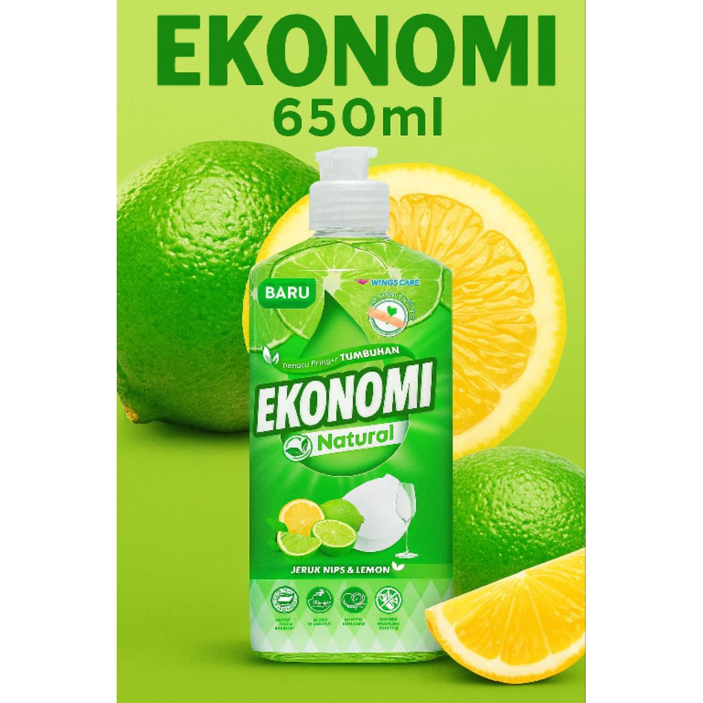 Ekonomi 650 ml Cairan Pencuci Piring | Sabun Cuci Piring Ekonomi Botol