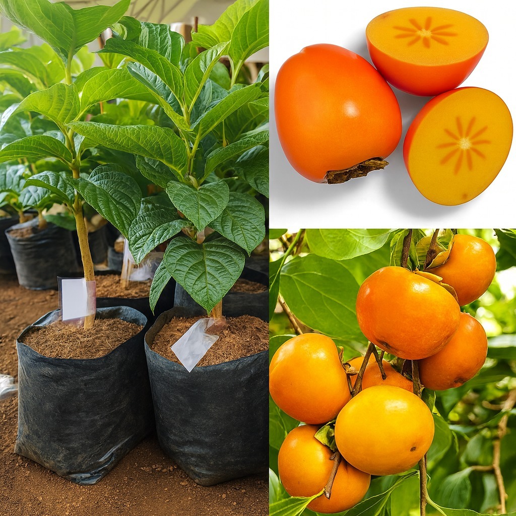 Bibit Buah Kesemek Jumbo Sudah Rimbun Cepat Berbuah Promo Bibit Buah Tumbuhan Tanaman