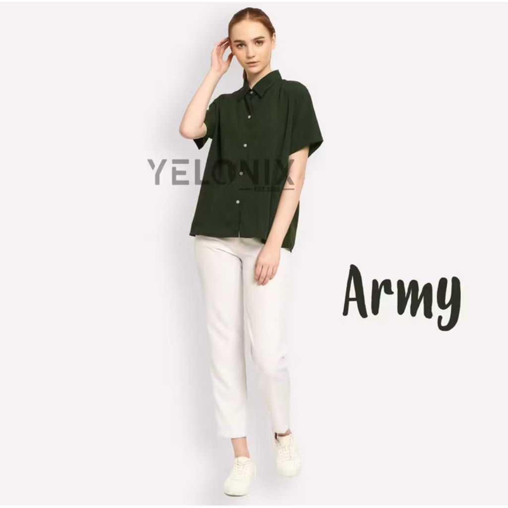 PL KEMEJA WANITA LENGAN PENDEK