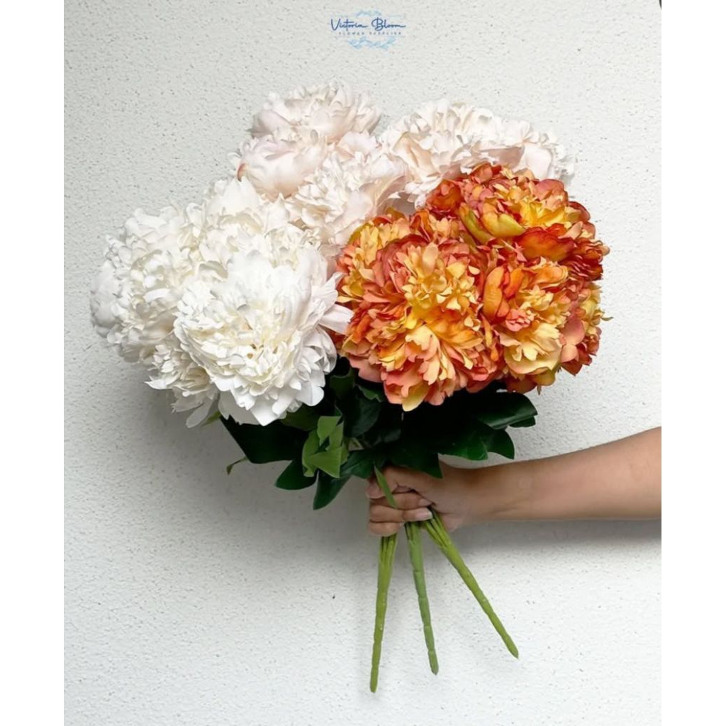 Bunga Peony Artificial/Bunga Plastik Grosir/Bunga Hias/Bunga Dekorasi