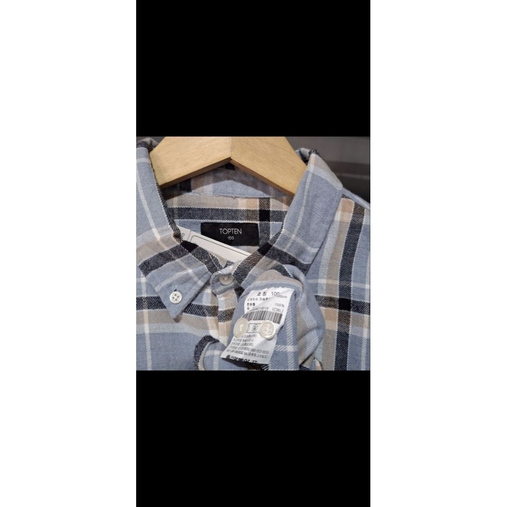 topten flanel kemeja lengan panjang