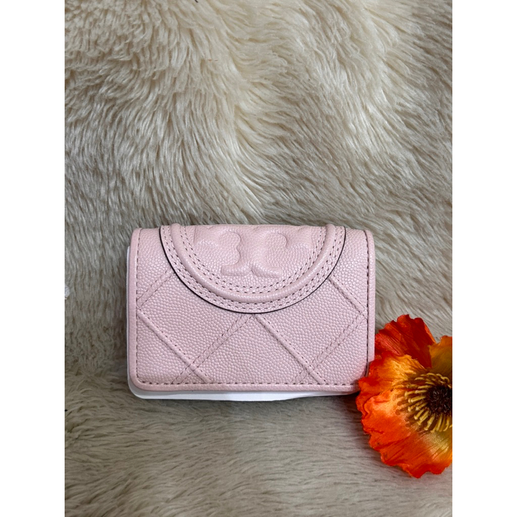 TB FLEMING SOFT GRAIN SMALL FLAP POWDER BLUSH