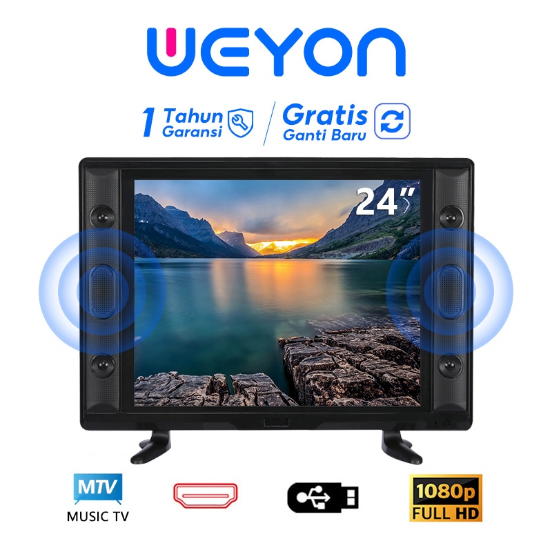Weyon TV LED Digital 24/25 Full HD LED 24 inch 25 inch Digital TV Televisi
