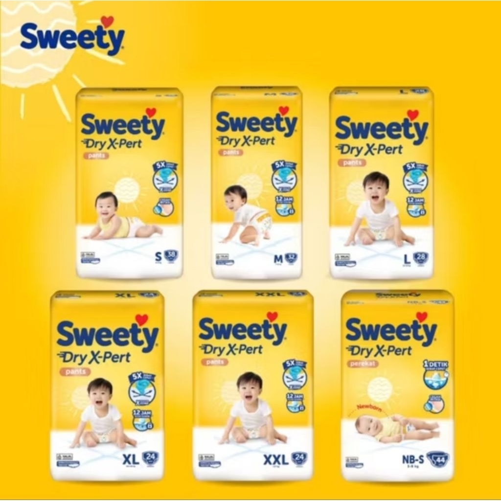 Popok Bayi Sweety Bronze Pants Ukuran S M L XL XXL