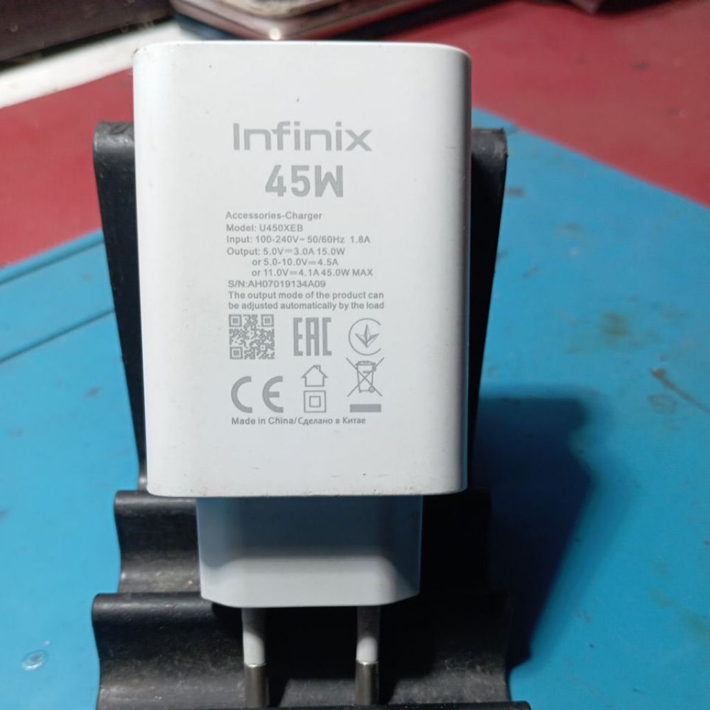 casan hp infinix note 40 orijinal cabutan bekas