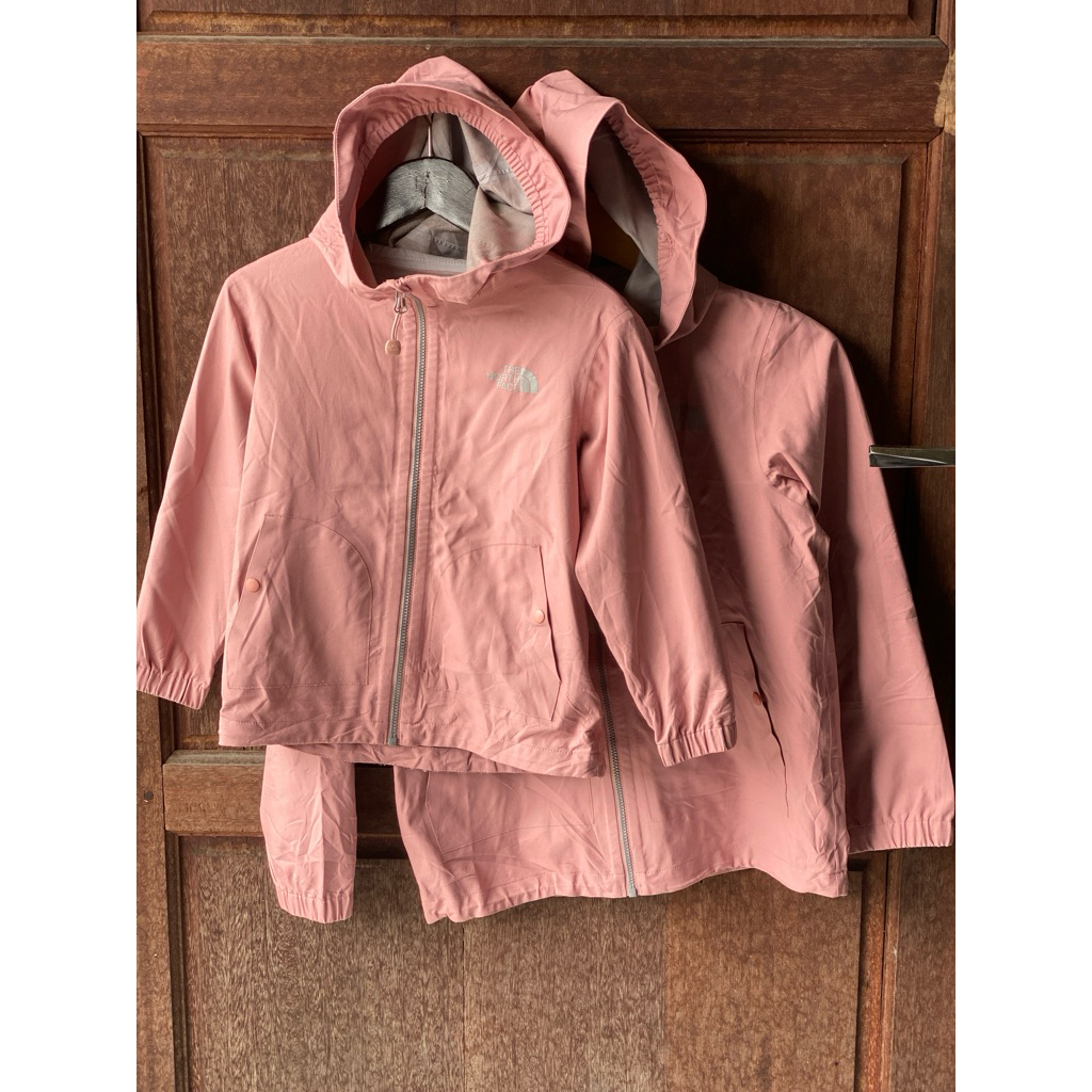 jeket anti air anak remaja branded TNF Blocktech Windbreaker waterproof size 110 dan 140 3T 4T 8T 9T