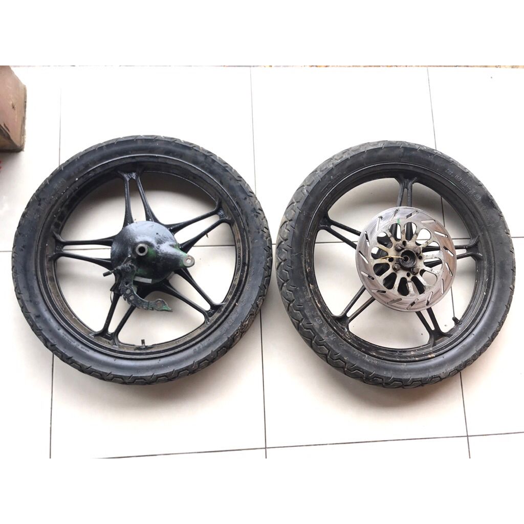 Velg ring 18 suzuki thunder original fullset/ velg tander original velg rxking