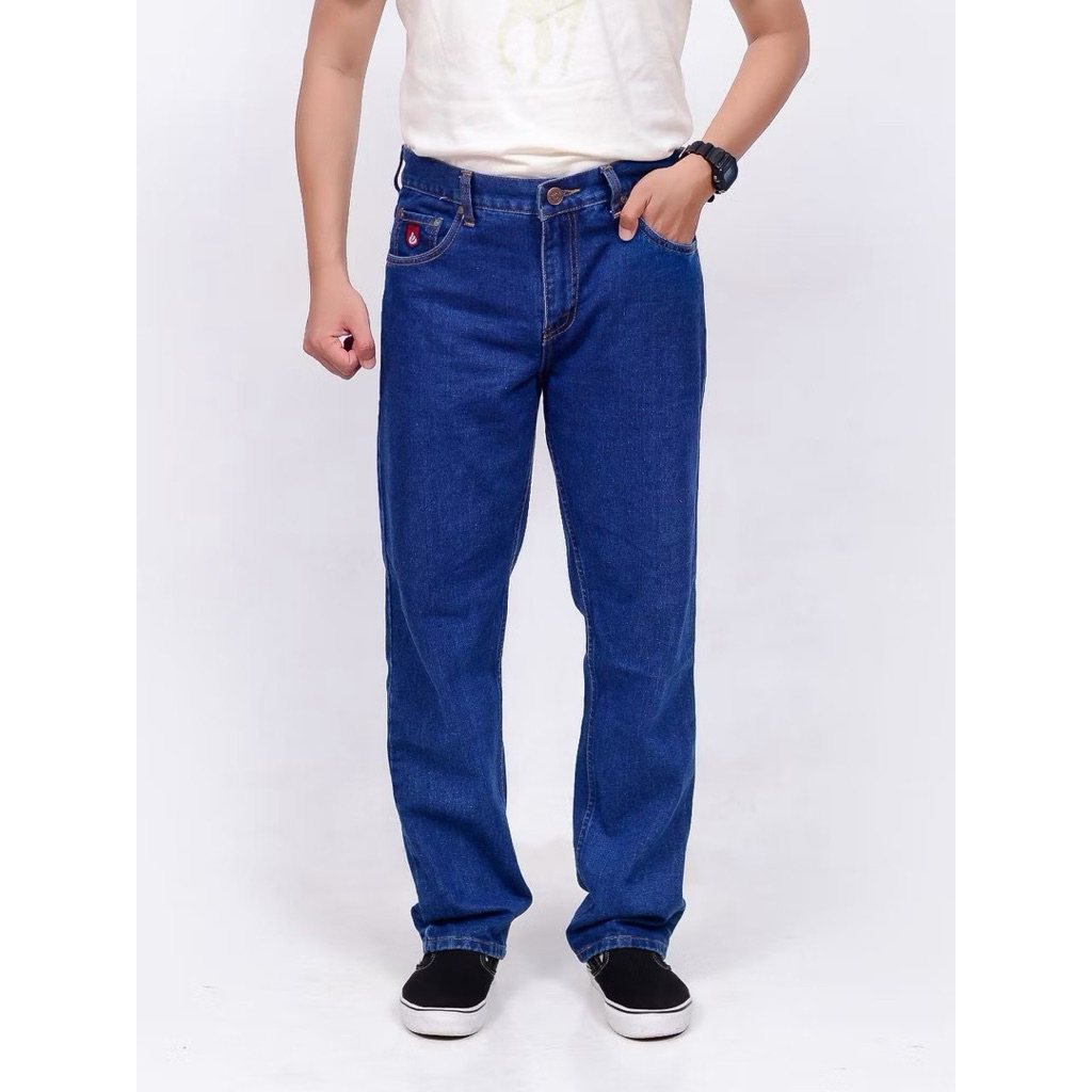 Celana Jeans Panjang Pria levis Lea Denim Standar Reguler Non Strech Rapi dan Kuat Size 28-38
