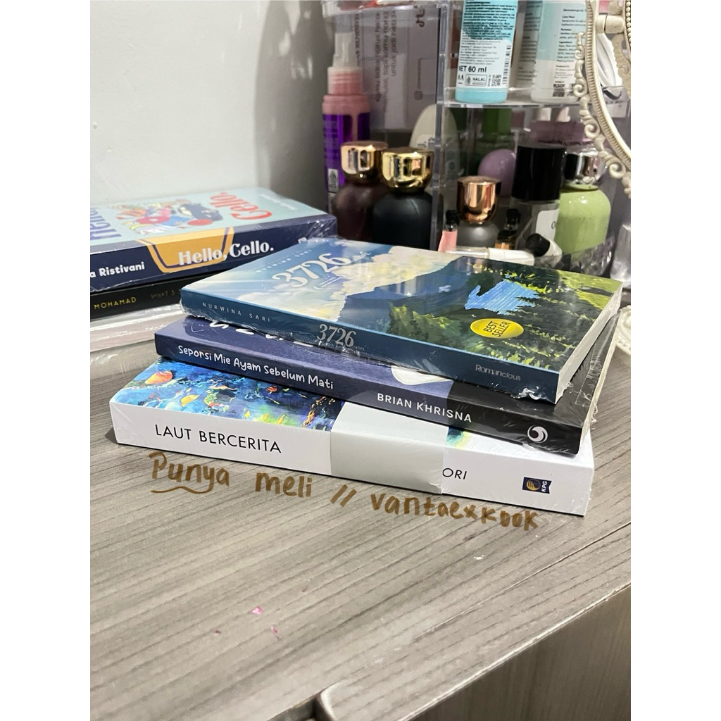 preloved like new novel laut bercerita tere liye hujan sealed rembulan tenggelam di wajahmu hello ce