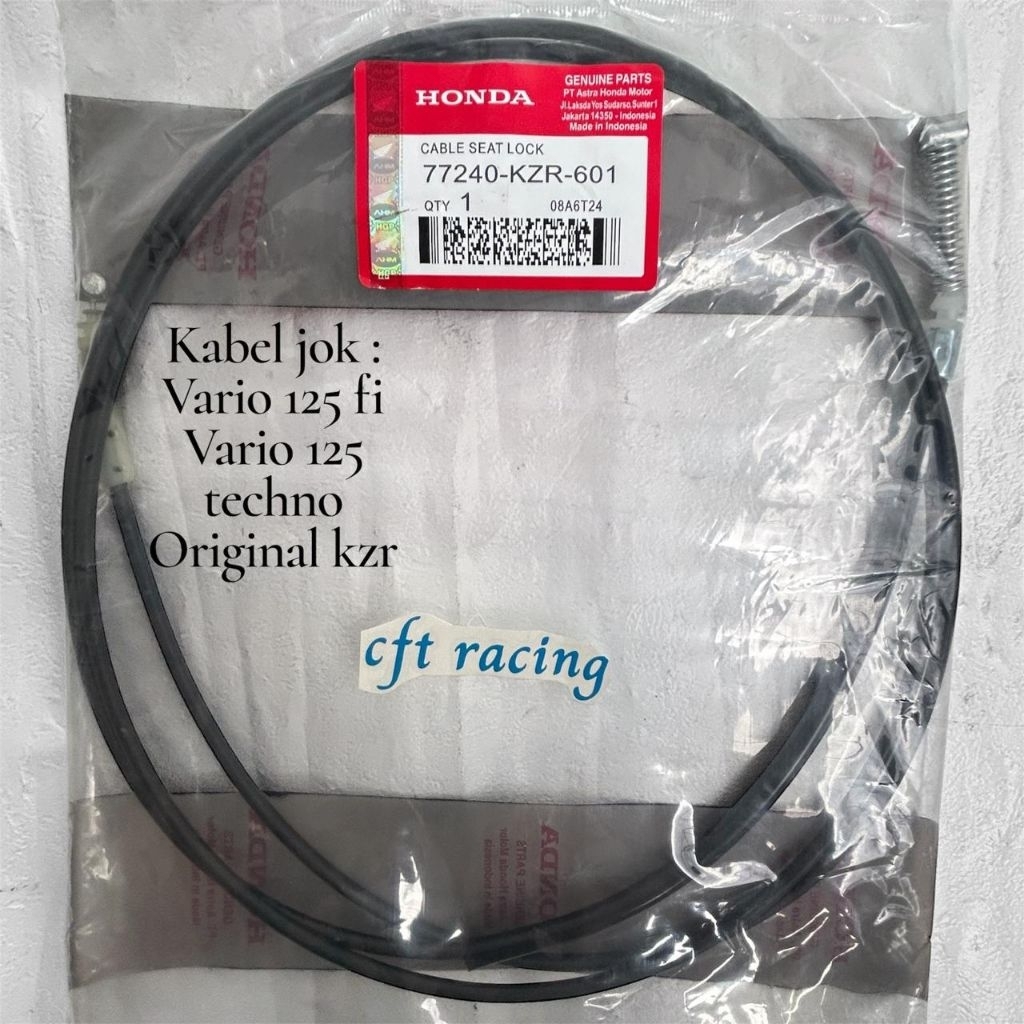 Kabel Jok Honda Vario 125 fi Vario 125 Techno Kualitas origjnal KZR