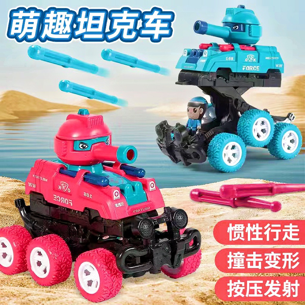 Mainan Tank Offroad 6 roda + Rudal Premium