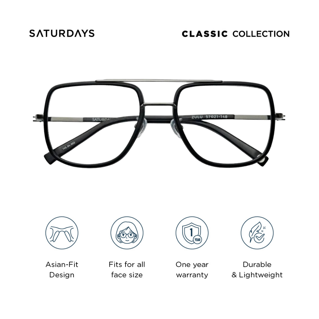 SATURDAYS - Zulu Eyewear Kacamata Hitam Pria & Wanita