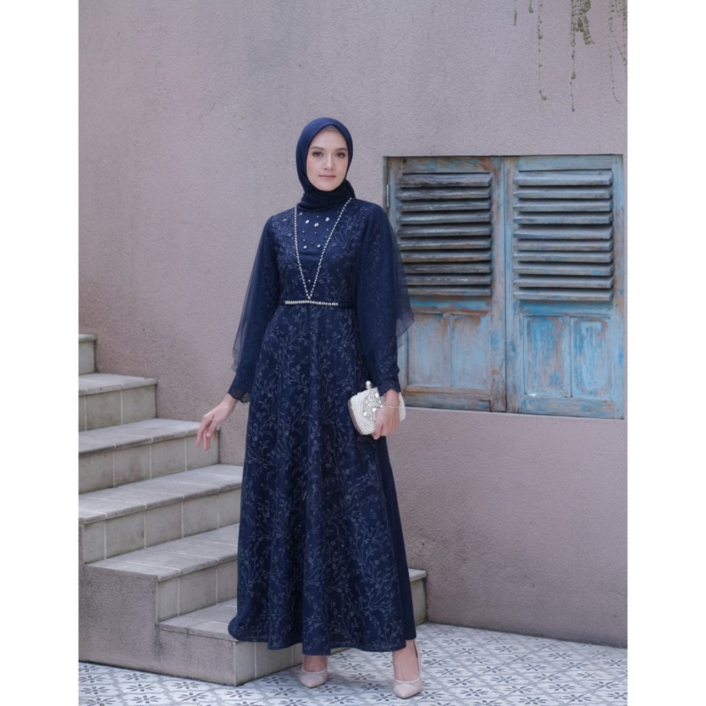 Gamis brokat terbaru | brokat modern | dress bridesmaid | dress wid batik gamis muslim terbaru | dre