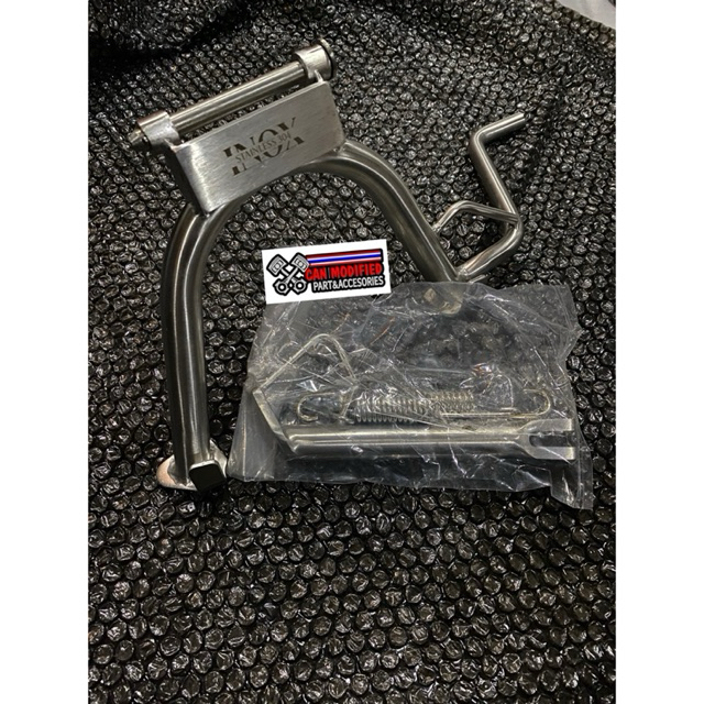 Standar 14 Steinless inox original Standar tengah dan samping inox mio sporty smile nouvo ukuran 14