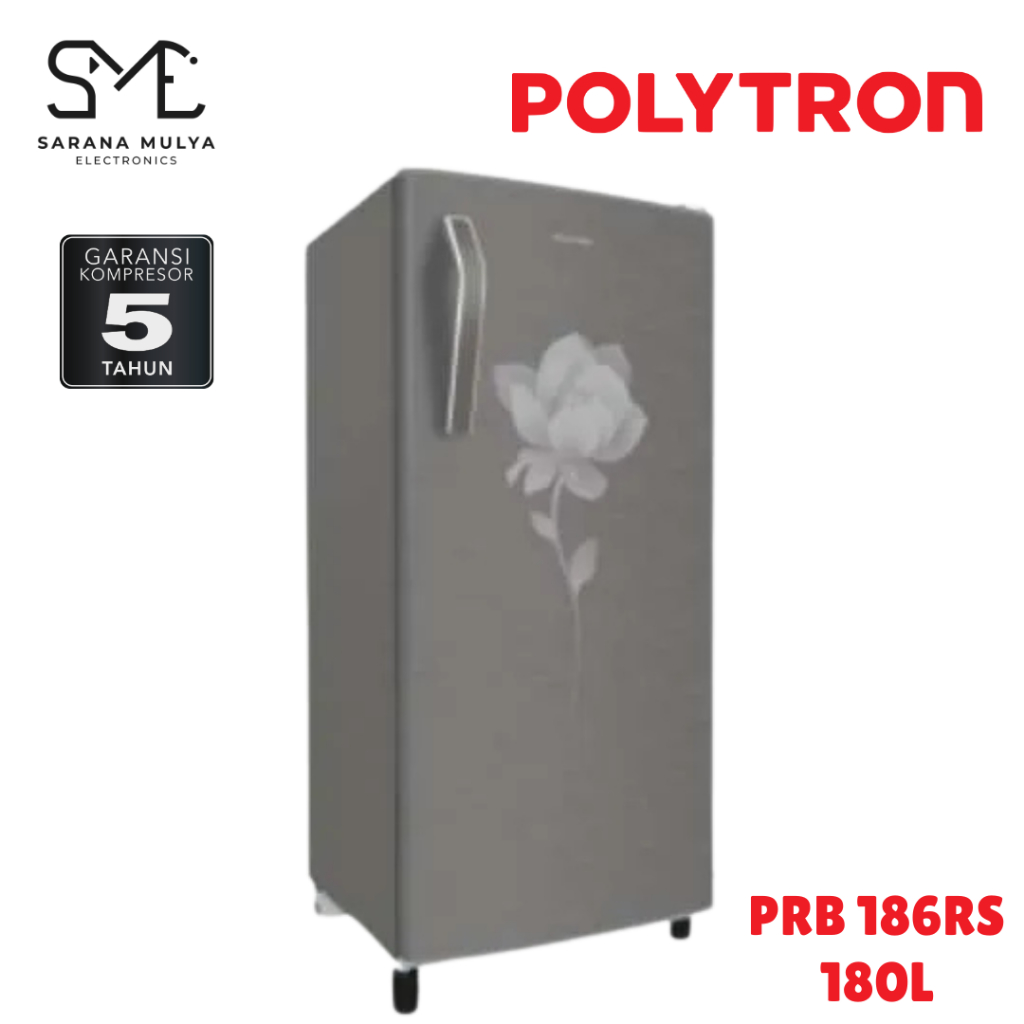 Kulkas Polytron 1 Pintu 180L / Polytron PRB 186RS Model Terbaru