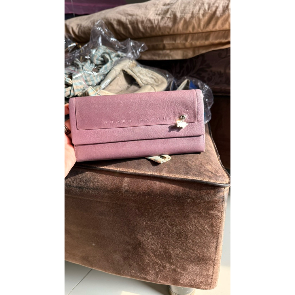 dompet panjang wanita braun buffel