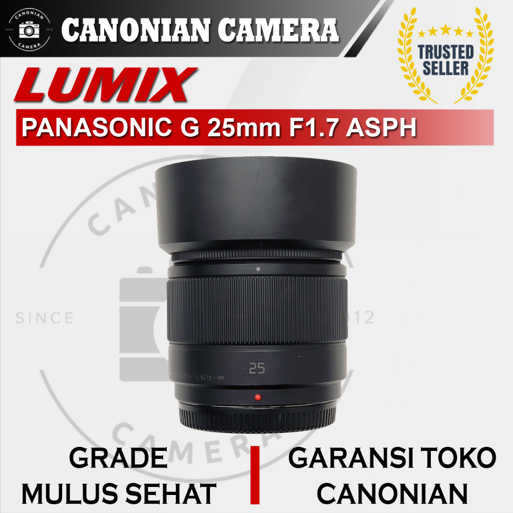 Lensa Panasonic Lumix G 25mm F1.7 ASPH