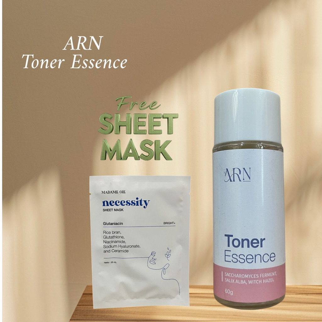 ARN TONER ESSENSE GLOWING/TONER GLOWING / TONER FLEK HITAM / TONER BPOM AMAN