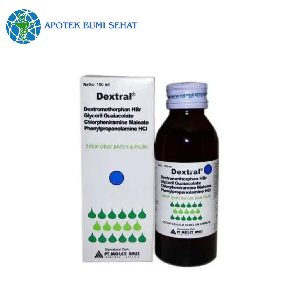 Dextral Sirup Batuk 60ml Botol