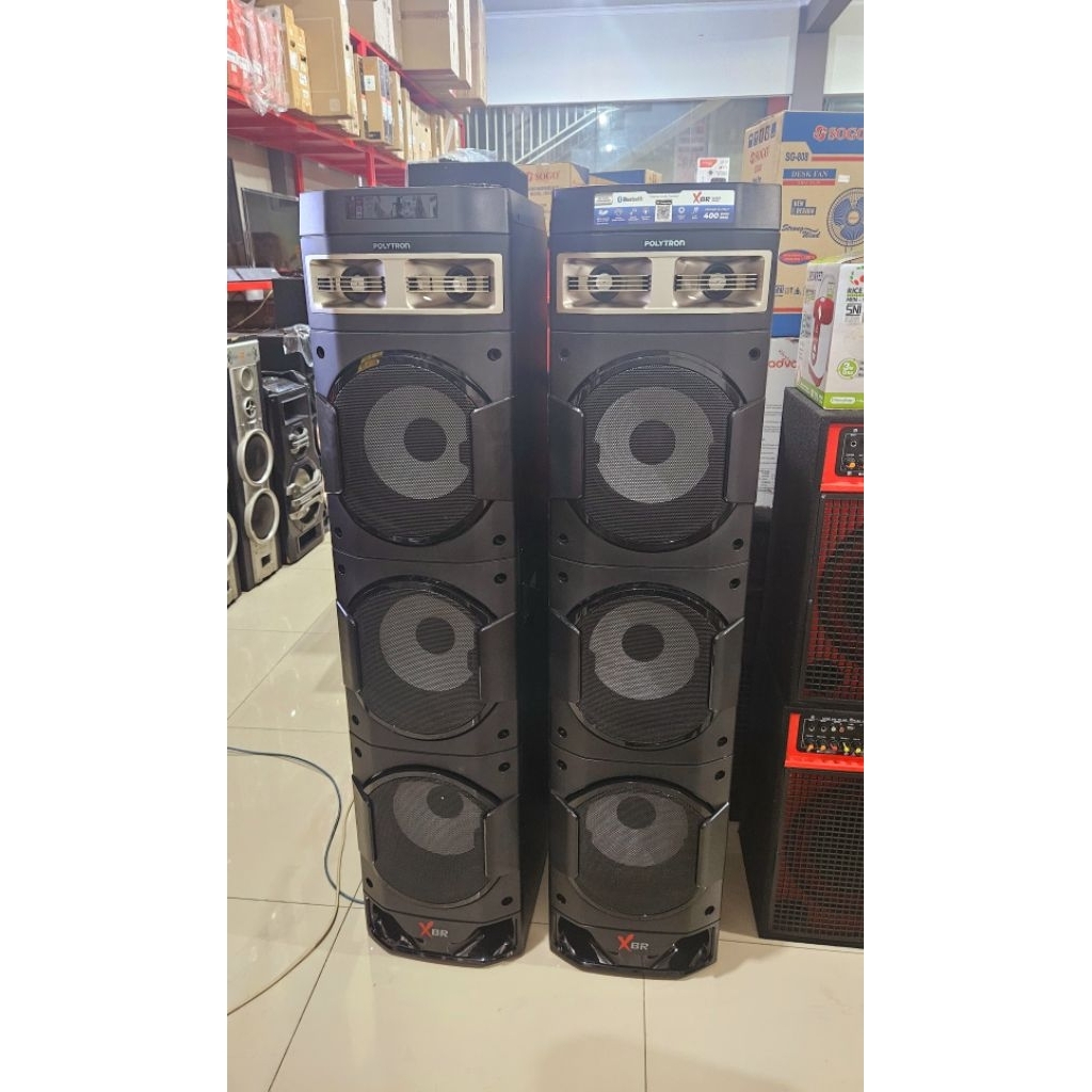 SPIKER AKTIF POLYTRON PAS 10DF38 BLUETOOTH ORIGINAL