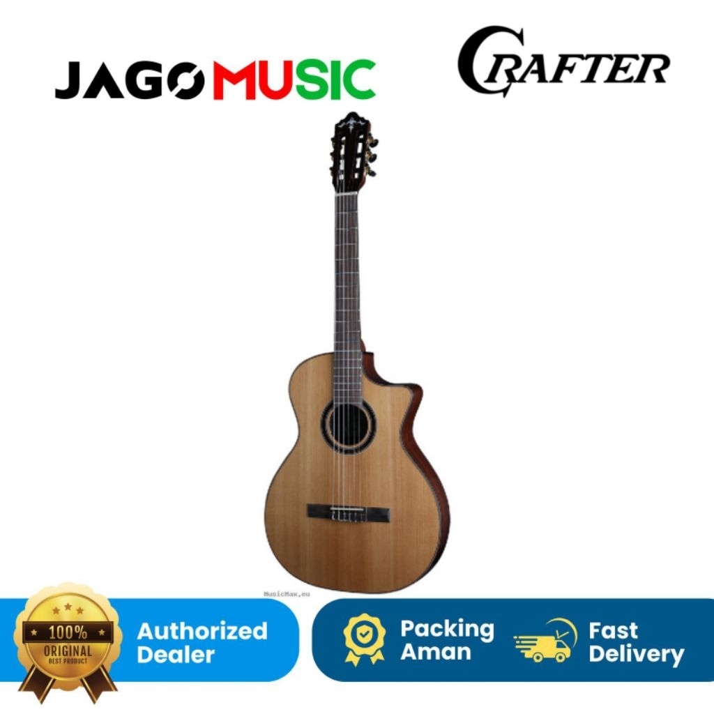 Gitar Klasik Elektrik Crafter SNT 18 CE Pro Preamp DS-2 Pro+ Guitar Crafter SNT18CE