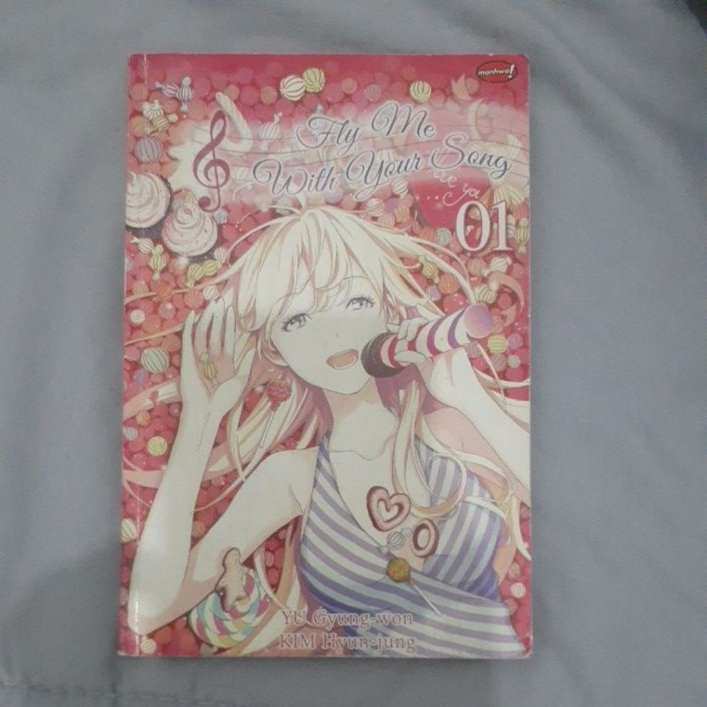 preloved buku komik manhwa fly me with your song