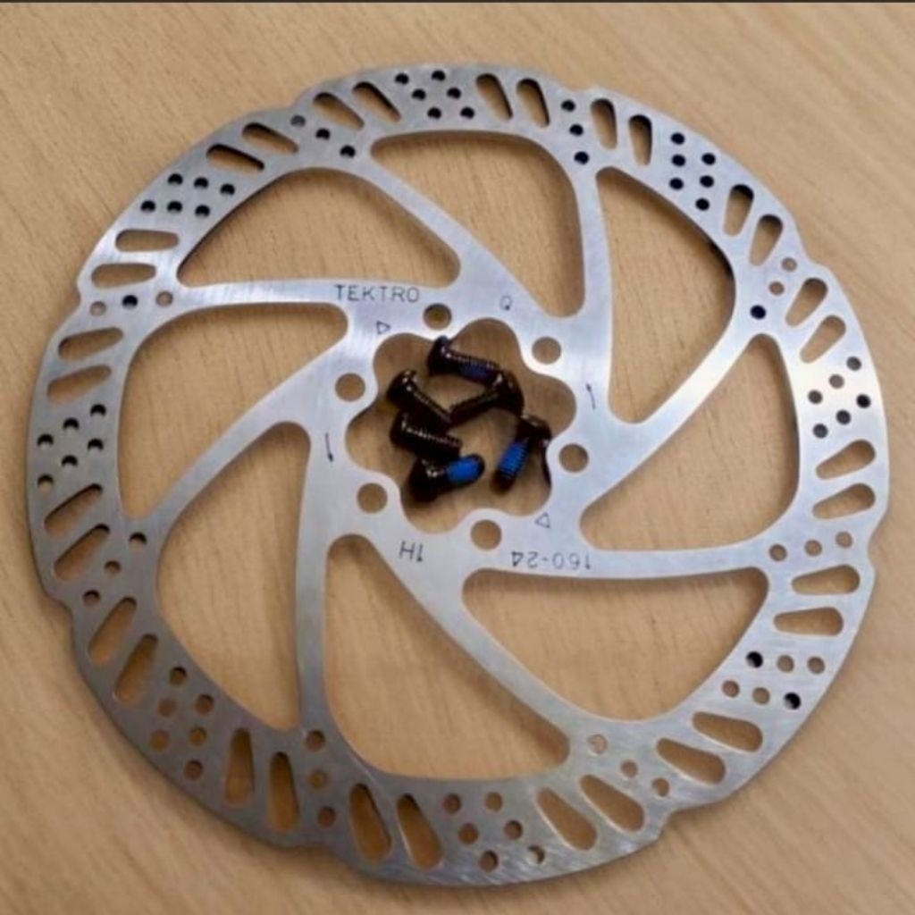 Rotor discbrake Tektro 160 mm or 6inch type six bolt polygon monarch cascade premier piringan cakram