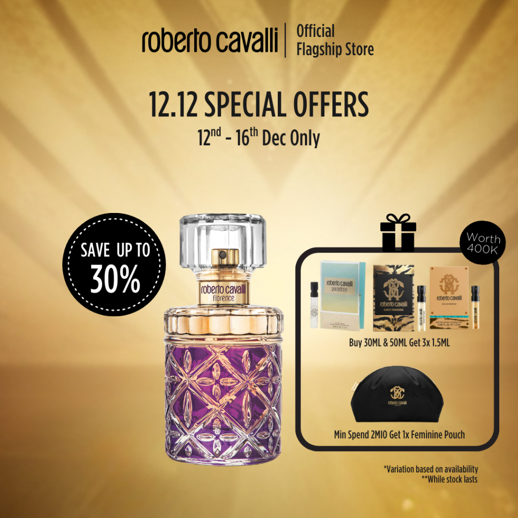 Roberto Cavalli Florence EDP 50ml - Parfum Wanita