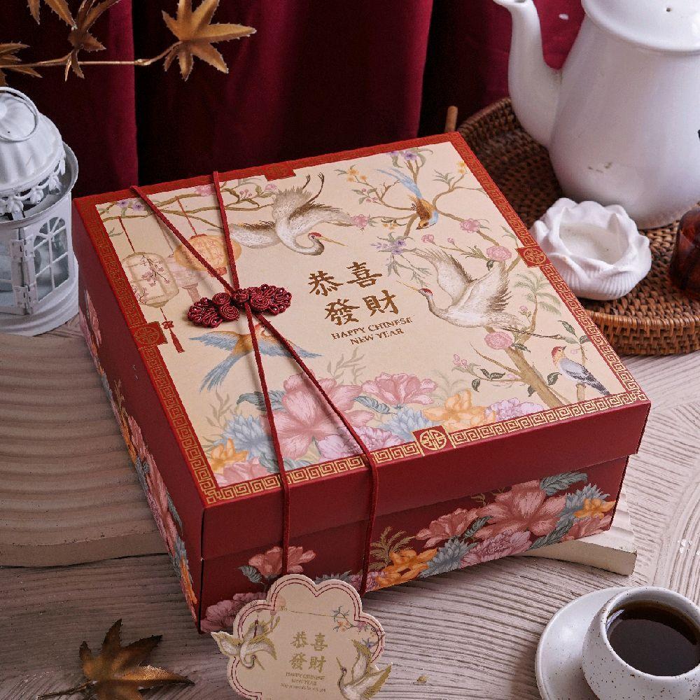 (10SETS) Kotak Hampers imlek/ kotak kue imlek/ dus imlek/ kotak lapis legit kotak CNY 2026