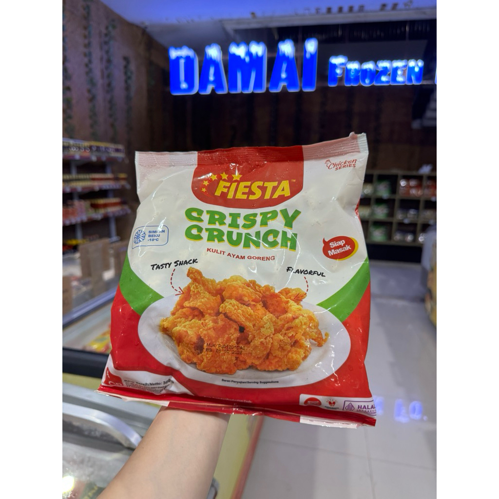 FIESTA Crispy Crunch 300gr Kulit Ayam Goreng Frozen